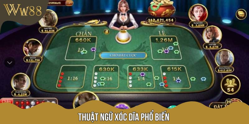 Thuật ngữ xóc dĩa phổ biến