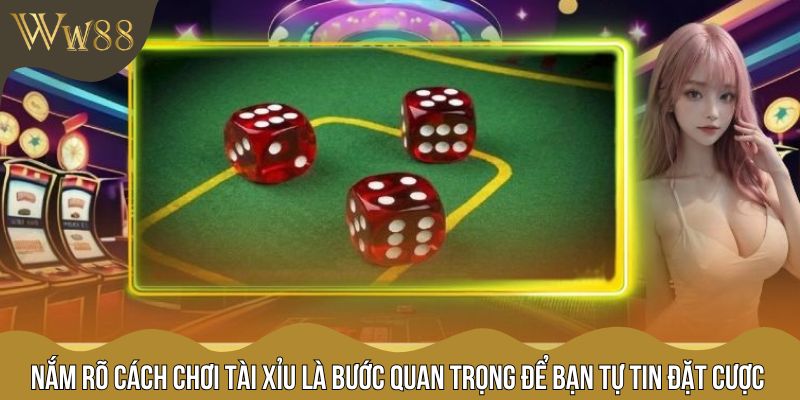 Nắm rõ cách chơi tài xỉu là bước quan trọng để bạn tự tin đặt cược