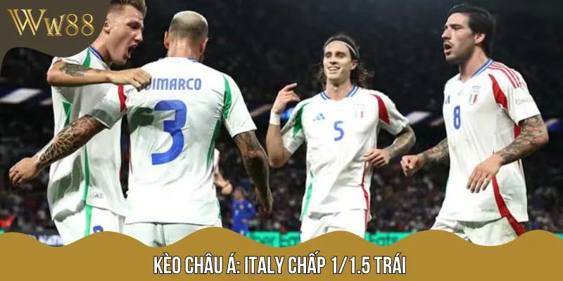 Nhà cái đánh giá đội tuyển Italy nhỉnh hơn nhờ chất lượng đội hình