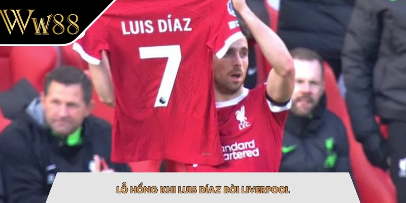 Lỗ hổng khi Luis Díaz rời Liverpool