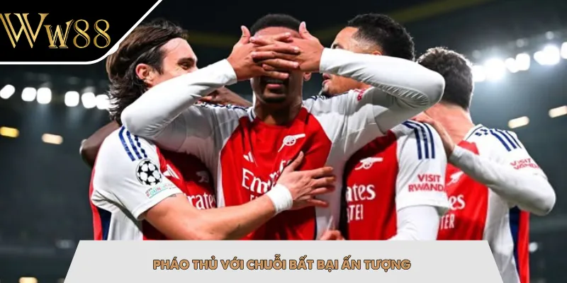 Pháo thủ với chuỗi bất bại ấn tượng