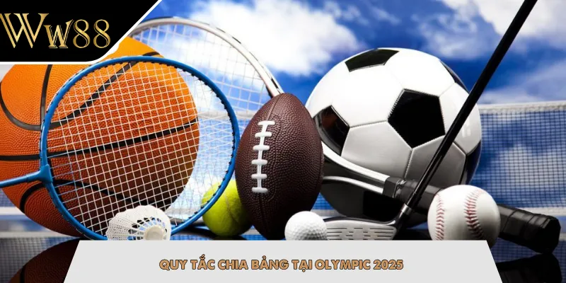 Quy tắc chia bảng tại Olympic 2025