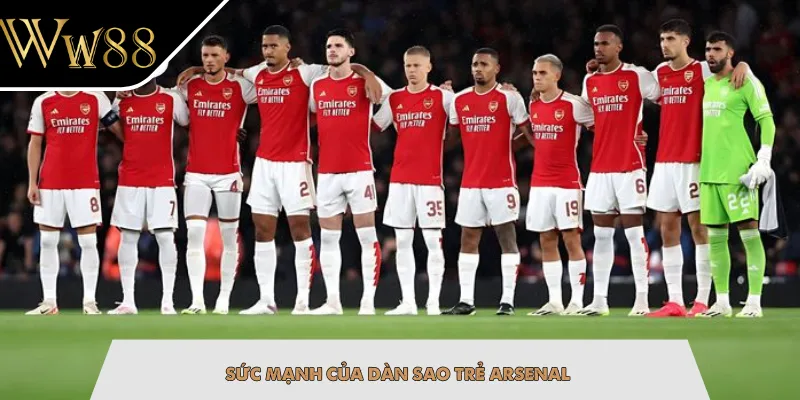 Sức mạnh của dàn sao trẻ Arsenal