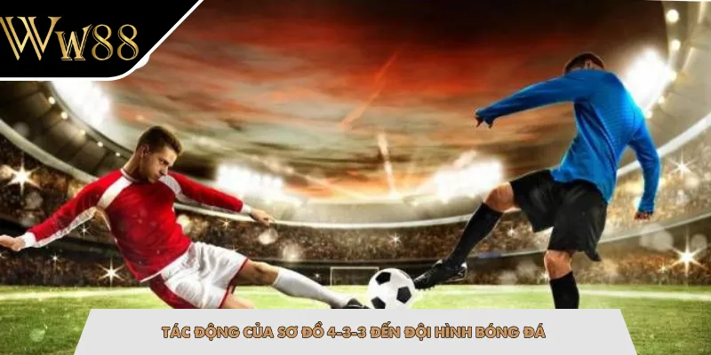 Tác động của sơ đồ 4-3-3 đến đội hình bóng đá